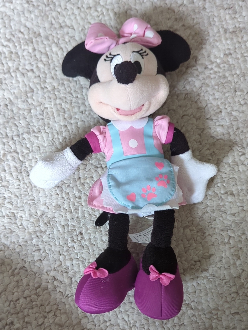 Disney Minnie Mouse Plush in Pink, Blue, Black and White